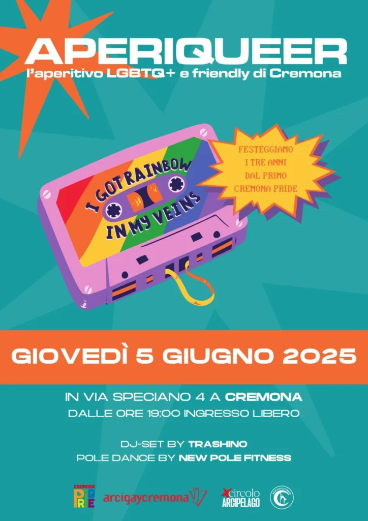Aperiqueer 5 giugno 2025