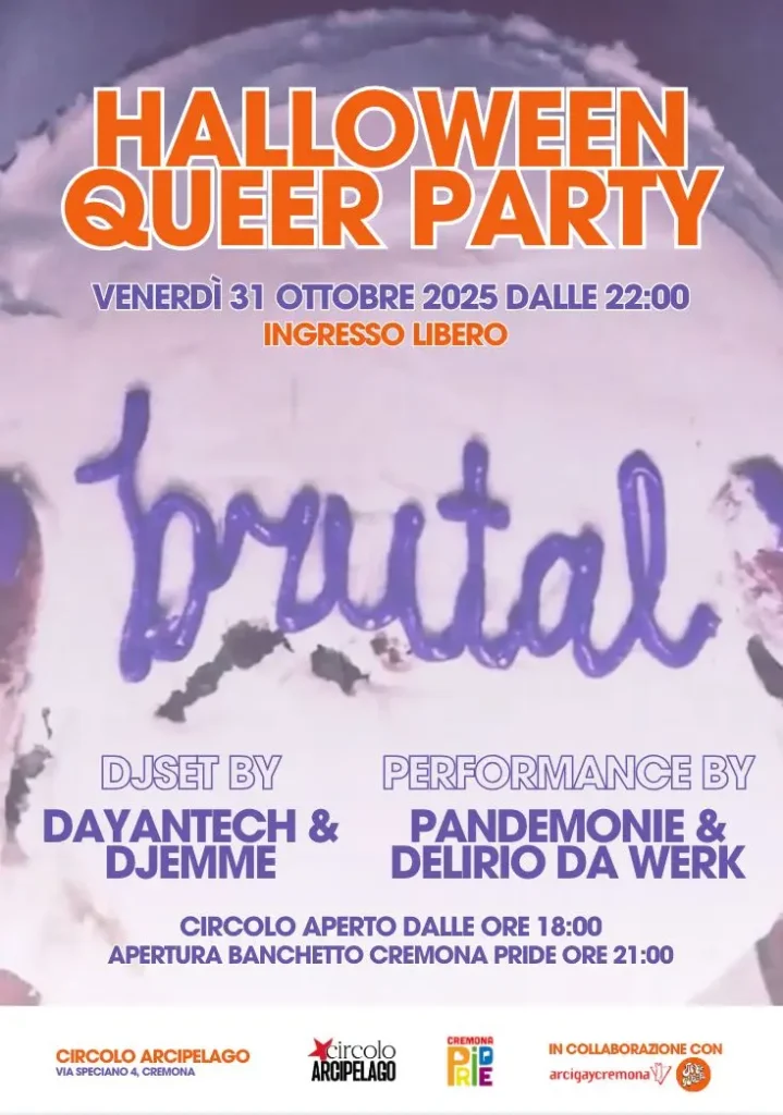 Halloween Queer Party - Brutal - 31 ottobre 2025