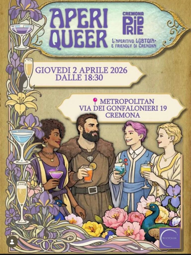 Aperiqueer Metropolitan 2 Aprile 2026