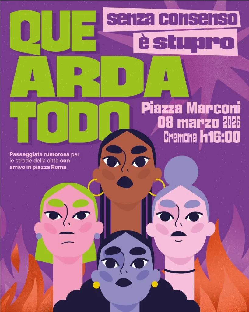 Que Arda Todo - Passeggiata rumorosa per le strade della città - 8 marzo 2026