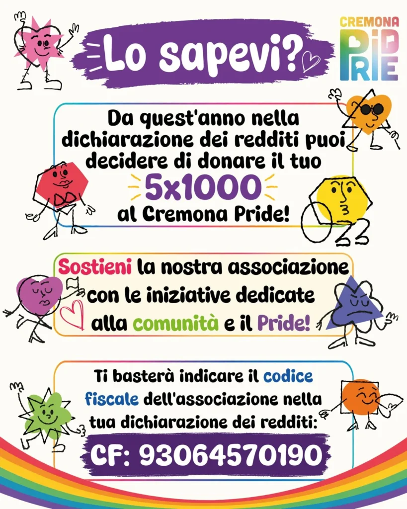 5x1000 CremonaPride