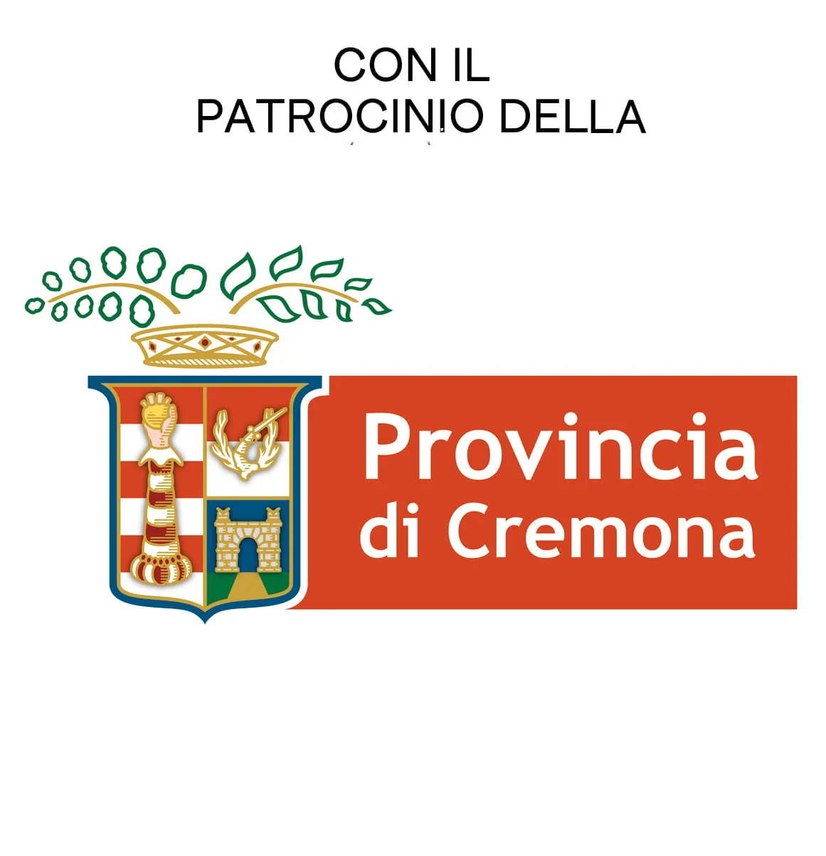 Patrocinio della Provincia di Cremona