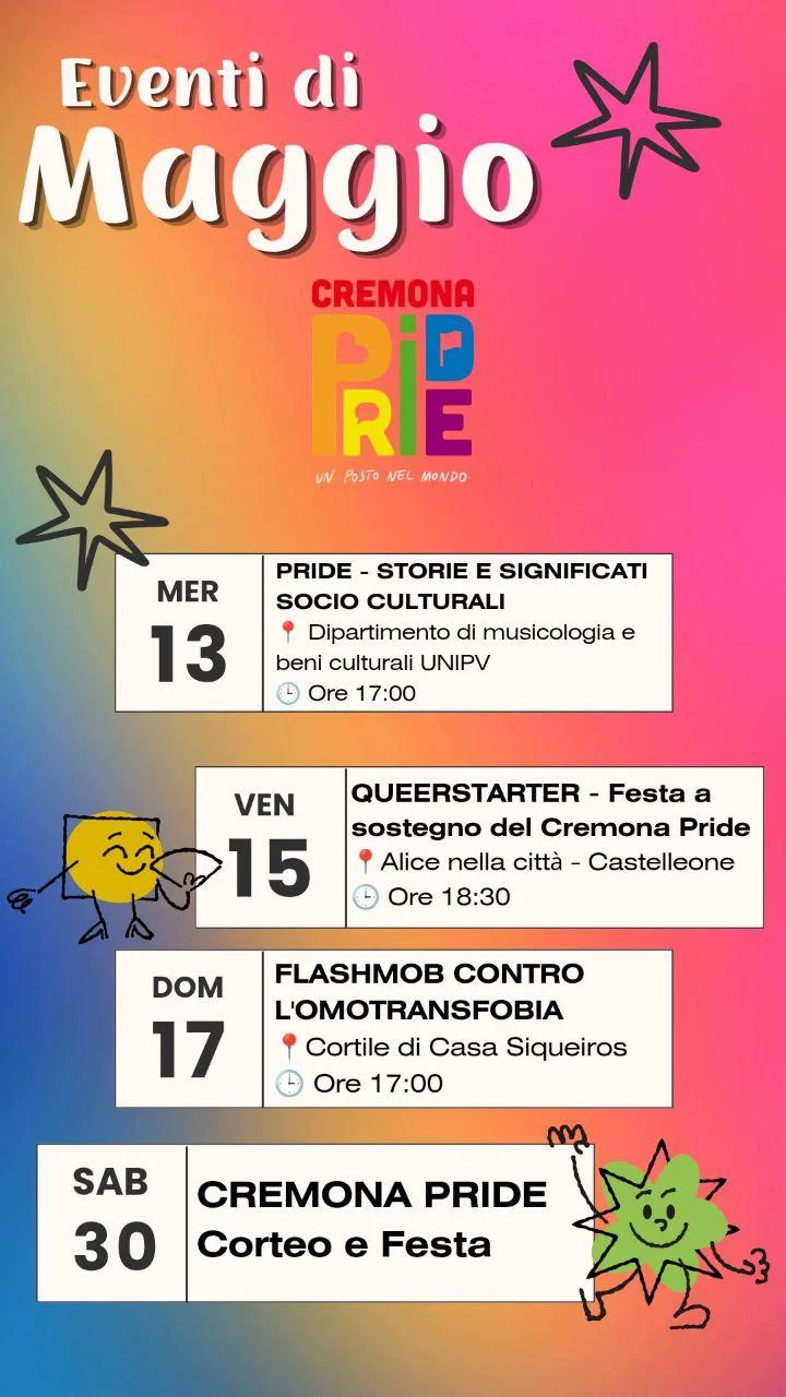 Eventi di maggio