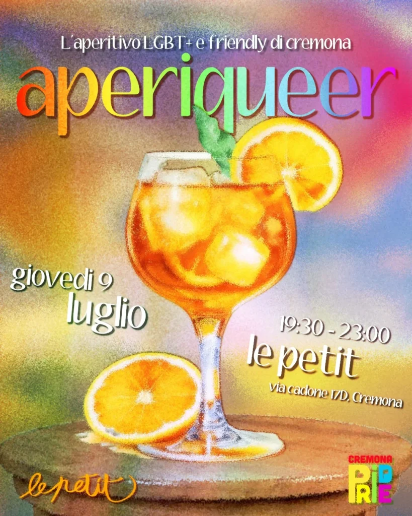 Aperiqueer 9 luglio 2026 lepetit