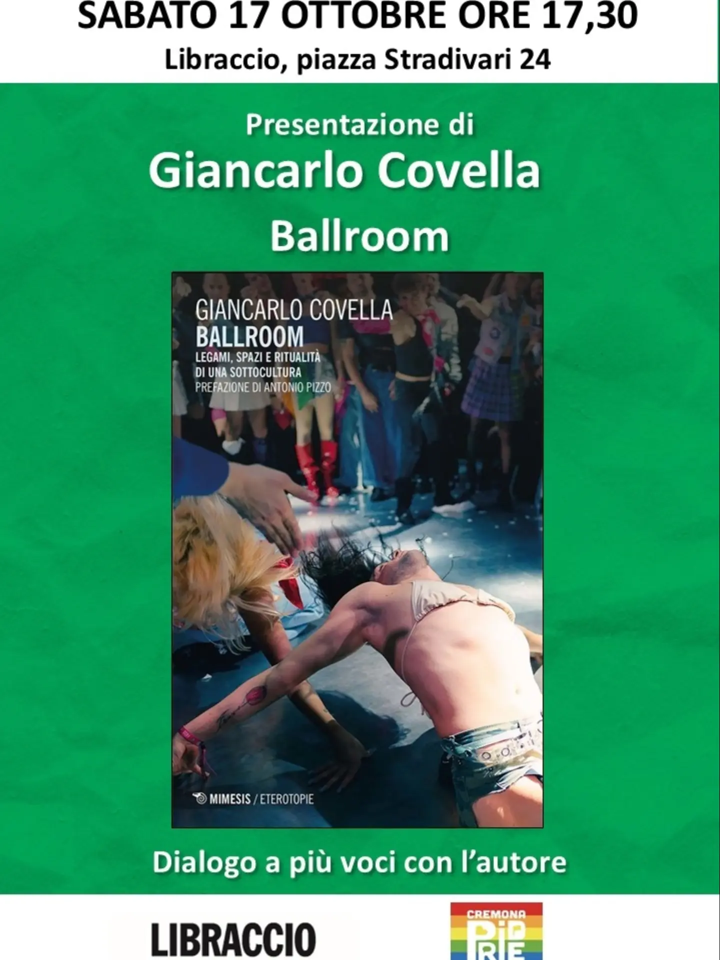 Presentazione del libro Ballroom di Giancarlo Covella c/o Libraccio 17:30