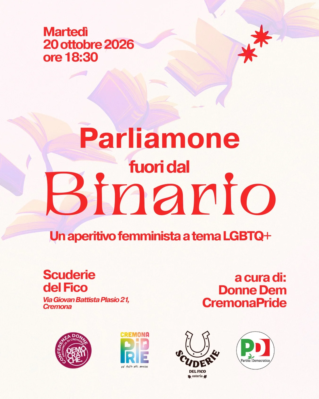 Parliamone fuori dal binario - Scuderie del Fico - 20 ottobre